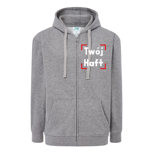 Bluza rozpinana z własnym haftem