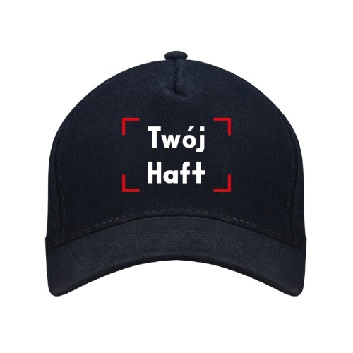Czapka 5-panel z własnym haftem