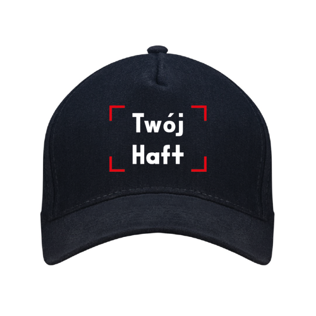 Czapka 5-panel z własnym haftem