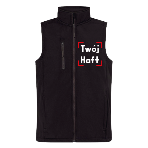 Kamizelka softshell z własnym haftem