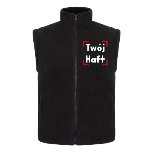 Kamizelka polarowa z własnym haftem