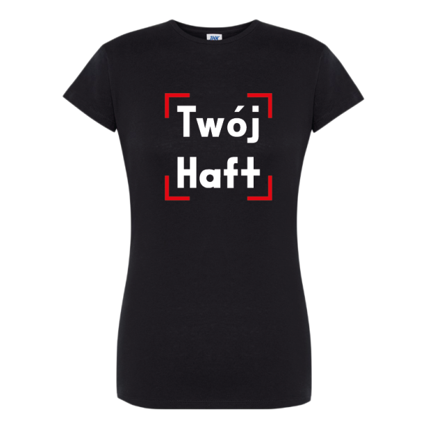 Koszulka damska z własnym haftem